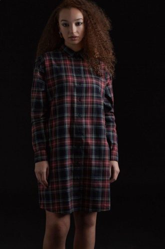 Vestido camisero a cuadros de Fred Perry
