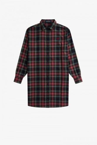 Vestido camisero a cuadros de Fred Perry
