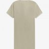 Vestido camisero con ribetes dobles