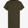 Vestido camisero con ribetes dobles