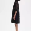 Vestido camisero de punto abierto para mujer Vestido camisero de punto abierto para mujer