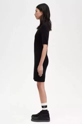 Vestido de chenilla acanalado para mujer Vestido de chenilla acanalado para mujer