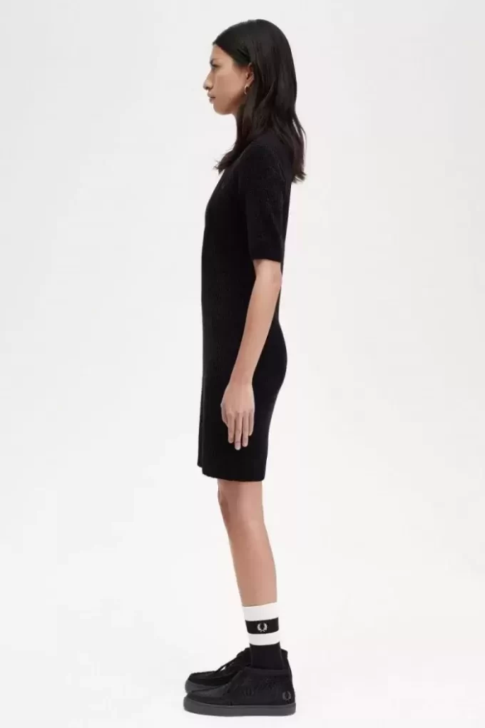 Vestido de chenilla acanalado para mujer Vestido de chenilla acanalado para mujer