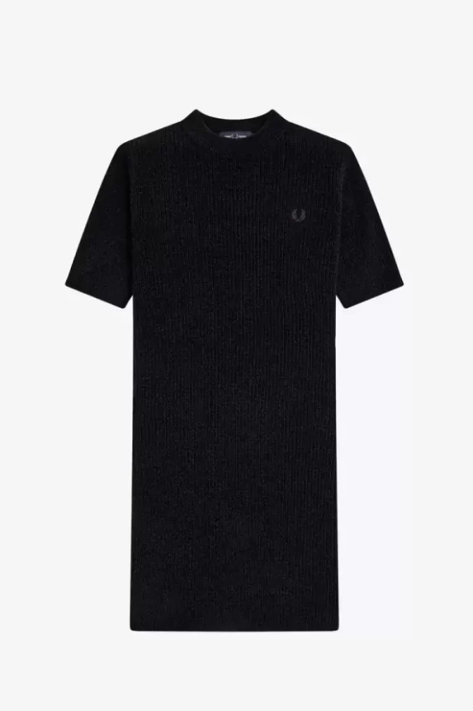 Vestido de chenilla acanalado para mujer Vestido de chenilla acanalado para mujer