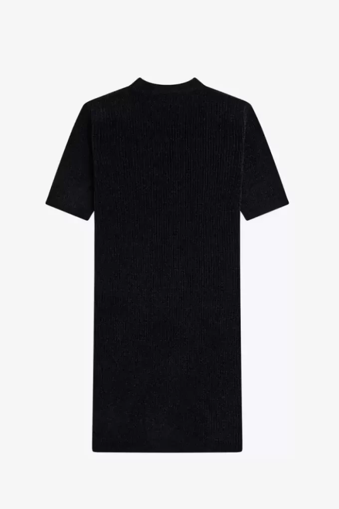Vestido de chenilla acanalado para mujer Vestido de chenilla acanalado para mujer