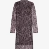 Vestido de malla con estampado de cebra para mujer Vestido de malla con estampado de cebra para mujer