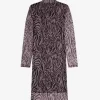 Vestido de malla con estampado de cebra para mujer Vestido de malla con estampado de cebra para mujer