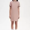 Vestido de mujer con camisa con ribete doble Vestido de mujer con camisa con ribete doble