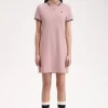 Vestido de mujer con camisa con ribete doble Vestido de mujer con camisa con ribete doble