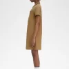 Vestido de mujer con camisa con ribete doble Vestido de mujer con camisa con ribete doble