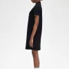 Vestido de mujer con camisa con ribete doble Vestido de mujer con camisa con ribete doble