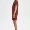 Vestido de mujer con camisa con ribete doble Vestido de mujer con camisa con ribete doble
