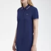 Vestido de mujer con camisa con ribete doble Vestido de mujer con camisa con ribete doble