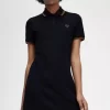 Vestido de mujer con camisa con ribete doble Vestido de mujer con camisa con ribete doble