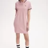 Vestido de mujer con camisa con ribete doble Vestido de mujer con camisa con ribete doble