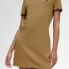 Vestido de mujer con camisa con ribete doble Vestido de mujer con camisa con ribete doble