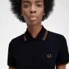 Vestido de mujer con camisa con ribete doble Vestido de mujer con camisa con ribete doble