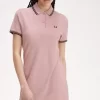 Vestido de mujer con camisa con ribete doble Vestido de mujer con camisa con ribete doble