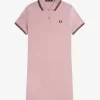 Vestido de mujer con camisa con ribete doble Vestido de mujer con camisa con ribete doble
