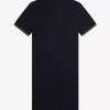 Vestido de mujer con camisa con ribete doble Vestido de mujer con camisa con ribete doble