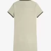 Vestido de mujer con camisa con ribete doble Vestido de mujer con camisa con ribete doble