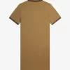 Vestido de mujer con camisa con ribete doble Vestido de mujer con camisa con ribete doble