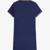 Vestido de mujer con camisa con ribete doble Vestido de mujer con camisa con ribete doble