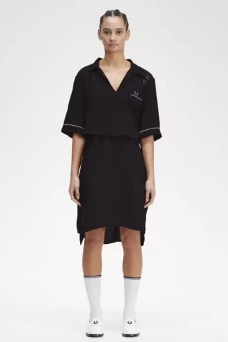 Vestido de mujer con camisa de bolos