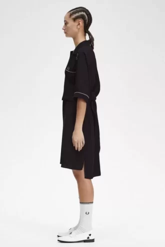 Vestido de mujer con camisa de bolos