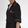 Vestido de mujer con camisa de bolos Vestido de mujer con camisa de bolos