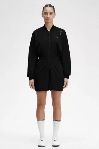 Vestido de mujer con mono y cremallera