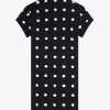 Vestido de mujer de piqué con estampado de lunares Vestido de mujer de piqué con estampado de lunares