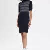 Vestido de mujer de punto jacquard Vestido de mujer de punto jacquard
