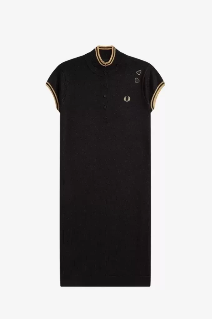 Vestido de mujer de punto metalizado Vestido de mujer de punto metalizado