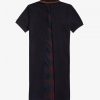 Vestido de piqué con paneles de tartán Vestido de piqué con paneles de tartán