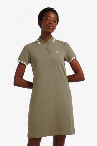 Vestido Fred Perry con ribetes gemelos