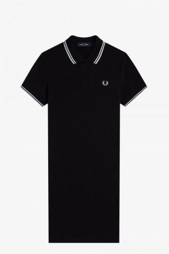 Vestido Fred Perry con ribetes gemelos