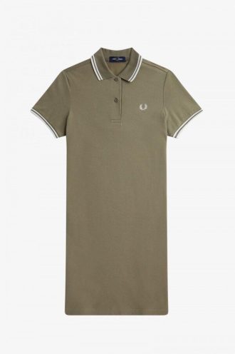Vestido Fred Perry con ribetes gemelos