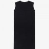 Vestido tipo camiseta sin mangas con ribetes Vestido tipo camiseta sin mangas con ribetes